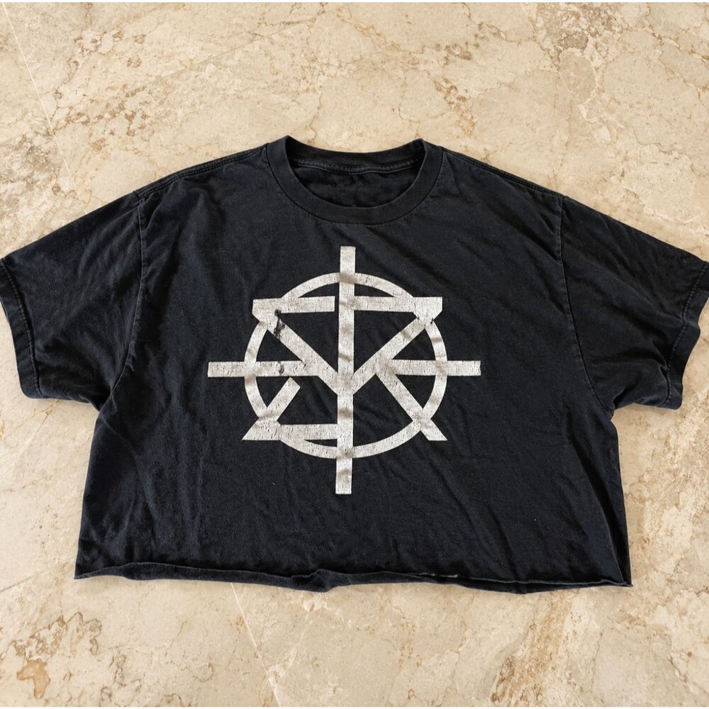 Seth Rollins WWE T shirt Redesign Rebuild Reclaim Crop Wrestling Circle Logo Top